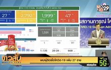 พบผู้ติดเชื้อโควิด-19 เพิ่ม 27 ราย