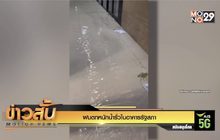 ฝนตกหนักน้ำรั่วในอาคารรัฐสภา