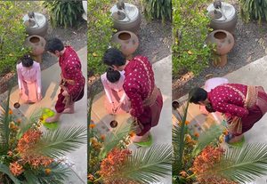 เปิด พิธีล้างเท้าเจ้าบ่าว งานแต่ง ณเดชน์ – ญาญ่า นัยยะดีๆ จากพิธีงานแต่งอีสาน