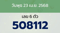 หวยลาว งวดวันพุธ 23 เมษายน 2568