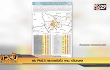 ฝุ่น PM2.5 กระจายตัวทั่ว กทม.-ปริมณฑล