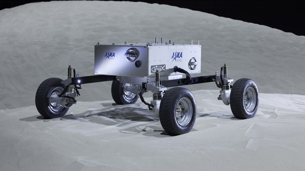 Nissan – JAXA พัฒนายานสำรวจดวงจันทร์ต้นแบบ พร้อมเทคโนโลยีควบคุมล้อจากรถ EV