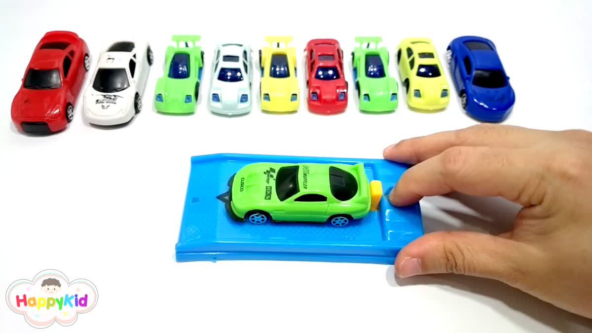 เรียนรู้สี ตอน 3 | รถของเล่น | หัดเรียกชื่อสี | Learn colors with Car toys | Learn colors in Thai