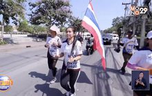 วิ่งธงชาติไทยไปโอลิมปิกวันที่ 2 มุ่งหน้าสู่เพชรบุรี