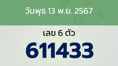 หวยลาว งวดวันพุธ 13 พฤศจิกายน 2567