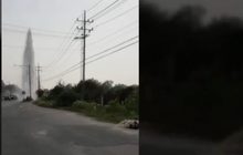 ท่อประปาแตกในเกาหลีใต้