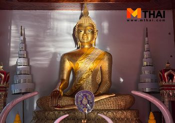 พระเจ้าใหญ่อินทร์สาน วัดวารินทราราม พระพุทธรูปไม้ไผ่ทองคำหนึ่งเดียวในภาคอีสาน