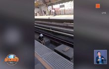 บีทีเอสชี้แจงผู้โดยสารพลัดตกรางปลอดภัยแล้ว