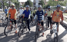 จ.สุรินทร์ซ้อม“ปั่นเพื่อพ่อ BIKE FOR DAD”