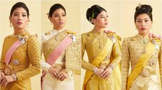 5 ฉลองพระองค์ชุดไทย พระองค์หญิง ในงานพระราชพิธีบรมราชาภิเษก 2562
