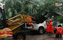 ศรีสะเกษเผชิญอิทธิพลพายุหว่ามก๋อ