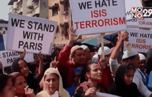 ชาวมุมไบประท้วงต้านไอเอส