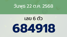 หวยลาว งวดวันพุธ 22 ตุลาคม 2568