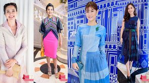 ส่องดารา ในชุด ผ้าไทย สวย แพง และ มีสไตล์ ต้องแบบนี้