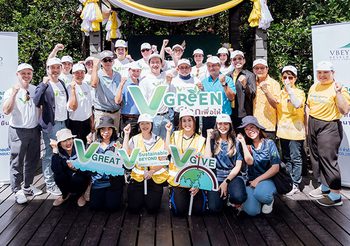 วีบียอนด์ “V GREEN ปลูกเพื่อให้” สร้างสิ่งแวดล้อมที่ดี มุ่งสู่ NET ZERO