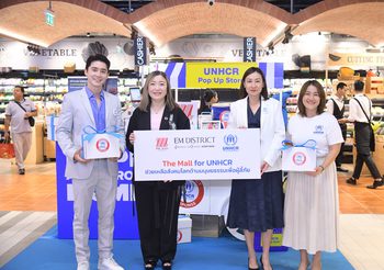 UNHCR ร่วมมือกับบริษัท เดอะมอลล์ กรุ๊ป จำกัด เปิดตัว UNHCR Pop-up Storeร้านสิ่งของบรรเทาทุกข์ช่วยชีวิตผู้ลี้ภัย ในเดือนมนุษยธรรมโลก ที่แรกของประเทศไทย