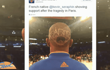 ผู้เล่นนิกส์ตัดผมรูป “หอไอเฟล” ไว้อาลัยปารีส