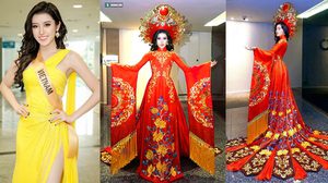 ปล่อยมาแล้ว ชุดประจำชาติ มิสแกรนด์เวียดนาม สวยอลังด้วยผ้าพื้นเมือง