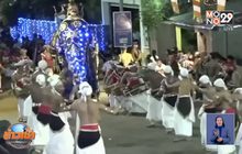 ช้างศรีลังกาคลั่ง ไล่เหยียบคนร่วมพิธี เจ็บ 17 ราย