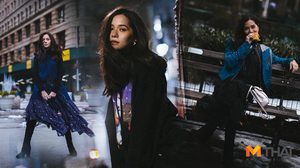 แฟชั่นรับลมหนาว ในวันชิลล์ๆ เดินเล่นนิวยอร์ก สไตล์ วี วิโอเล็ต