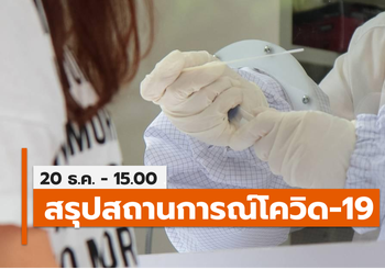 อัปเดตสถานการณ์โควิด-19 ในไทย – 20 ธ.ค.