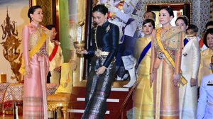 ฉลองพระองค์ผ้าไทย สมเด็จพระนางเจ้าสุทิดา พัชรสุธาพิมลลักษณ พระบรมราชินี