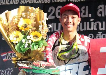 ‘แซงค์-กฤษฎา’ ฟอร์มโหด ควบ Honda CRF250R ผงาดแชมป์ประเทศไทย 3 ปีซ้อน