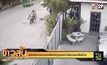 สุนัขตัดหน้ามอเตอร์ไซด์หญิงเคราะร้ายตกรถเสียชีวิต