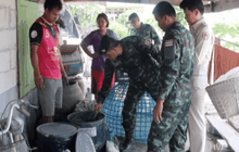 บุกรวบโรงงานลอบทำพลุลูกบอลที่สุพรรณบุรี