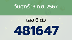 หวยลาว งวดวันศุกร์ 13 กันยายน 2567