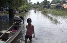 ชาวบ้านริมทะเลสาบสงขลา เดือดร้อนน้ำท่วมขัง