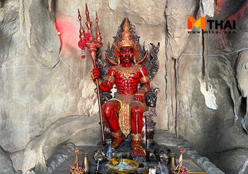 ขอพรต่อชะตา โชคลาภ วาสนา พญายมราช วัดบางจาก นนทบุรี