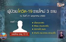 พบผู้ป่วยโควิด-19 เพิ่ม 3 ราย
