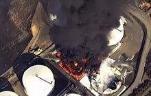 เพลิงไหม้คลังน้ำมันสหรัฐฯ ในรัฐแคลิฟอร์เนีย