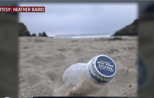 จดหมายในขวดแก้วอายุ 28 ปี