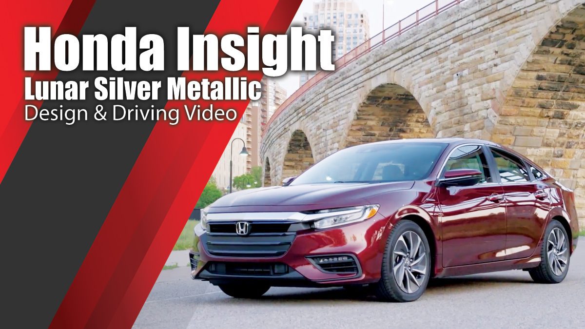 Honda Insight in Lunar Silver Metallic Design & Driving Video