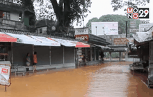 น้ำท่วมตลาดชายแดนไทย-เมียนมา