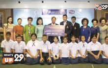 สี ทีโอเอ เพ้นท์ ร่วมกับ มูลนิธิคุณแม่ลี้กิมเกียว ตั้งคารวคุณ มอบทุนการศึกษา