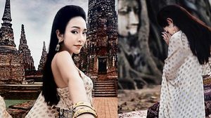 สวยเข้ม น่าค้นหา เมื่อ sononui บิวตี้บล็อคเกอร์คนดัง ห่มสไบ แต่งชุดไทยโบราณ