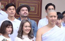 “เป๊ก เปรมณัช” เข้าพิธีอุปสมบททดแทนบุญคุณพ่อแม่
