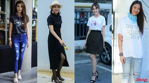 ใส่แบบนี้ก็ได้หรออออ!! เสื้อยืดละคร เสื้อยืดธรรมดา แมทช์กับอะไรให้ดูไม่ธรรมดา!