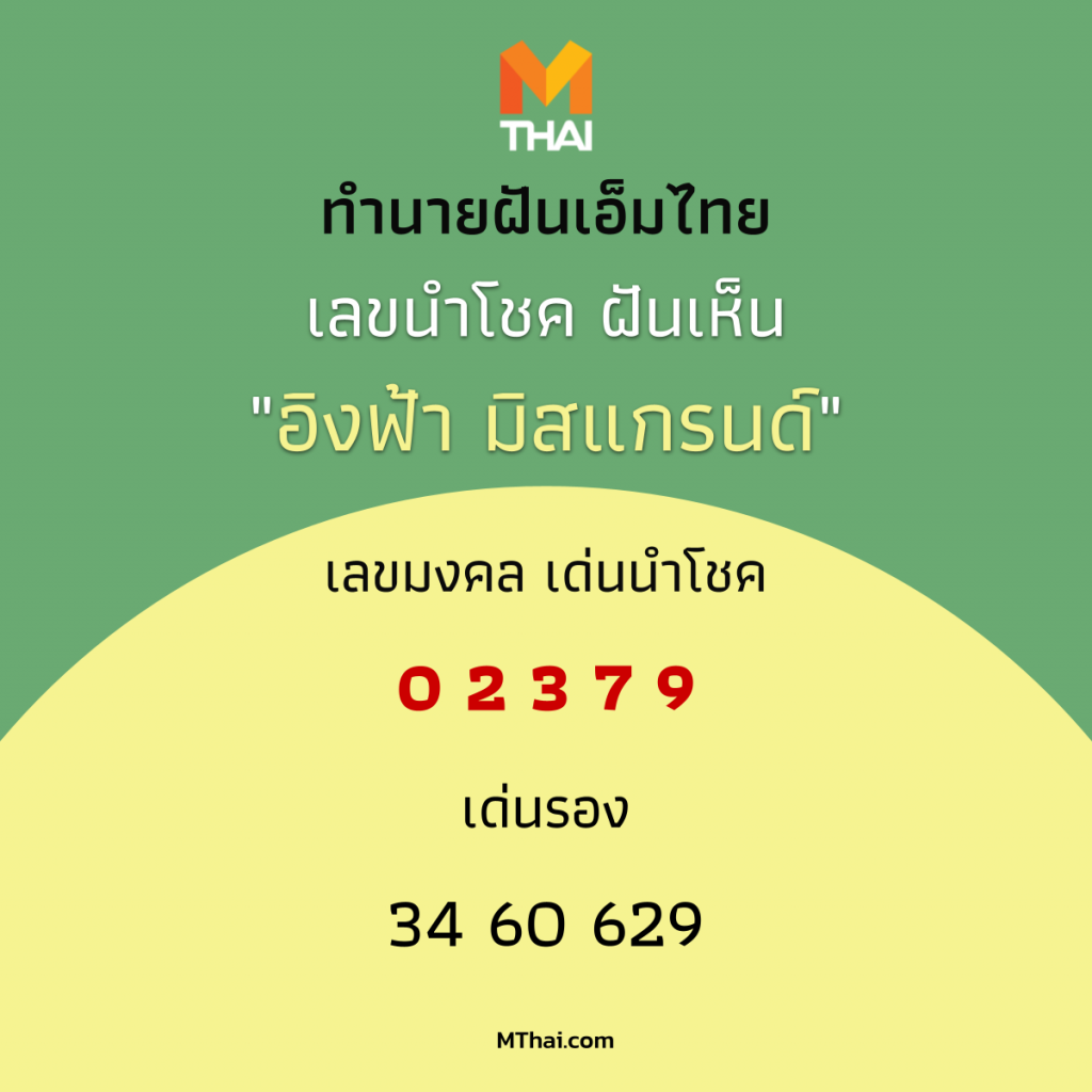 ฝันเห็นอิงฟ้า มิสแกรนด์