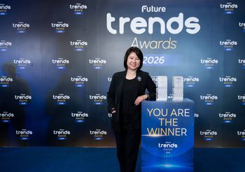 กลุ่มบริษัทซีดีจี คว้า 2 รางวัล Future Trends Awards 2026 ต่อเนื่อง 3 ปีซ้อน ตอกย้ำตัวจริงด้านเทคโนโลยีเพื่อสังคม