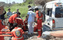 รถตู้ซิ่งชนเสาไฟฟ้า ดับ 4 ที่ชลบุรี