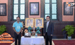 นักปั่นจักรยานกัมพูชาถึง กทม.เข้าถวายพระพร