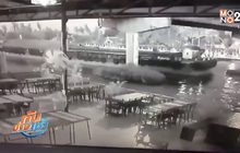 ระทึก! เรือชนสะพานข้ามแม่น้ำท่าจีนพังถล่ม