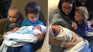 เมื่อลูกๆ ไม่อยากให้แม่มีน้อง วินาทีแรกที่ได้เจอกัน มาดูกันว่าจะเป็นยังไง?