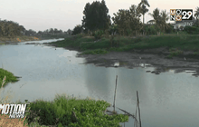 บึงน้ำรำมะสัก จ.อ่างทอง เริ่มแห้งขอด  