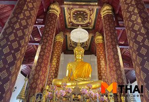 ปัดเป่าโชคร้าย ขอพรพระพุทธนิมิตให้ห่างไกลศัตรู ณ วัดหน้าพระเมรุ