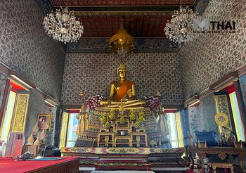 กราบพระพุทธเกสร พระนั่ง พระนอน วัดสามพระยาวรวิหาร สามเสน ซ. 5